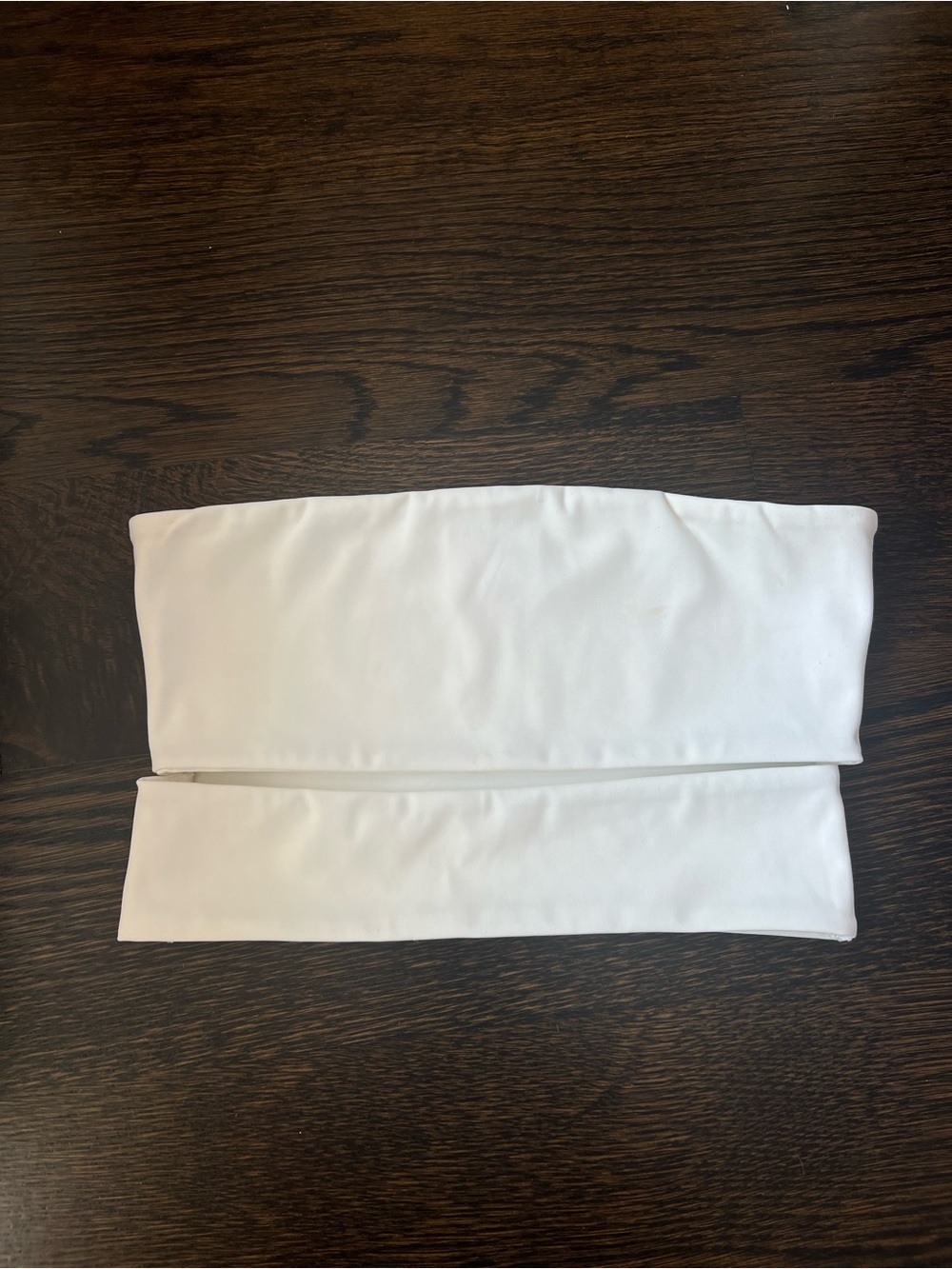 Edikted White Strapless Crop Tube Top